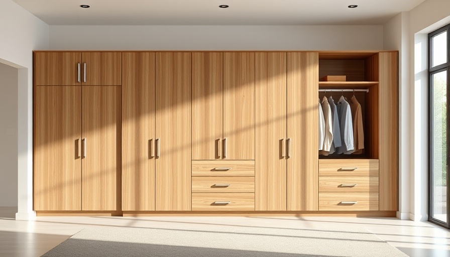 Modern wooden wardrobe designs in a sleek and stylish room.