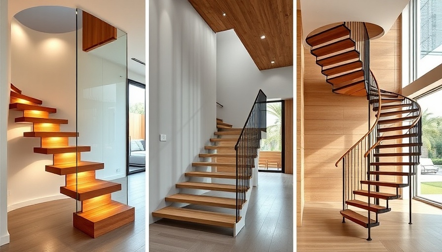 Modern staircase design ideas with floating, straight, and spiral styles