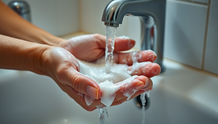 Handwashing practices enhancing health care methods, close-up.