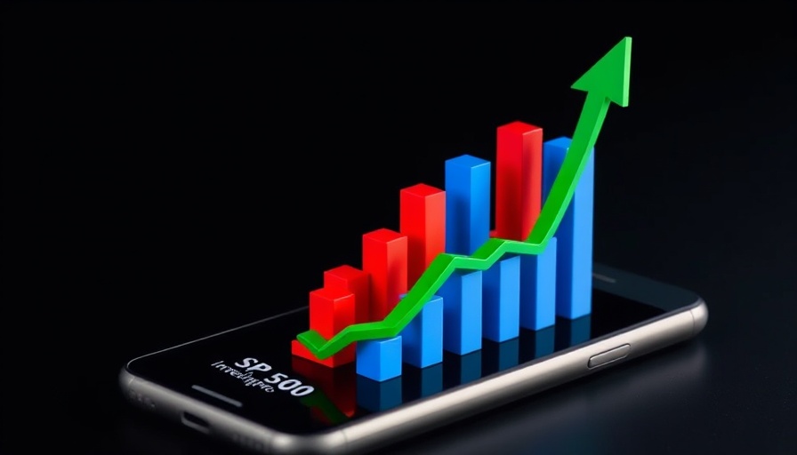 3D chart and growth arrow on smartphone for KBW Index Rebalancing 2025