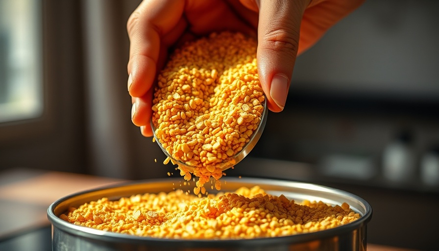 Golden granules being scooped, related to Insider Trading Akero Therapeutics
