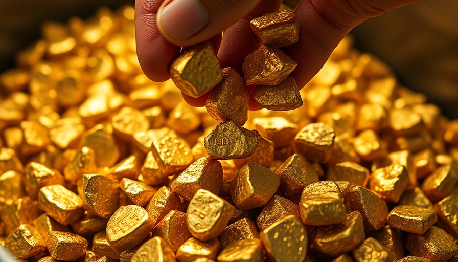 Golden nuggets being poured, symbolizing Akero Therapeutics stock sales.