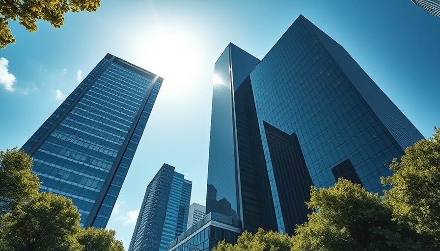 Skyscrapers at Canary Wharf under a blue sky, Deutsche Bank Canary Wharf review.