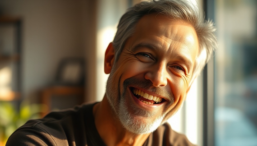 Smiling man exemplifying truth in customer interactions.