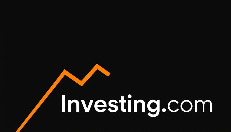 Investing.com logo with upward trend.