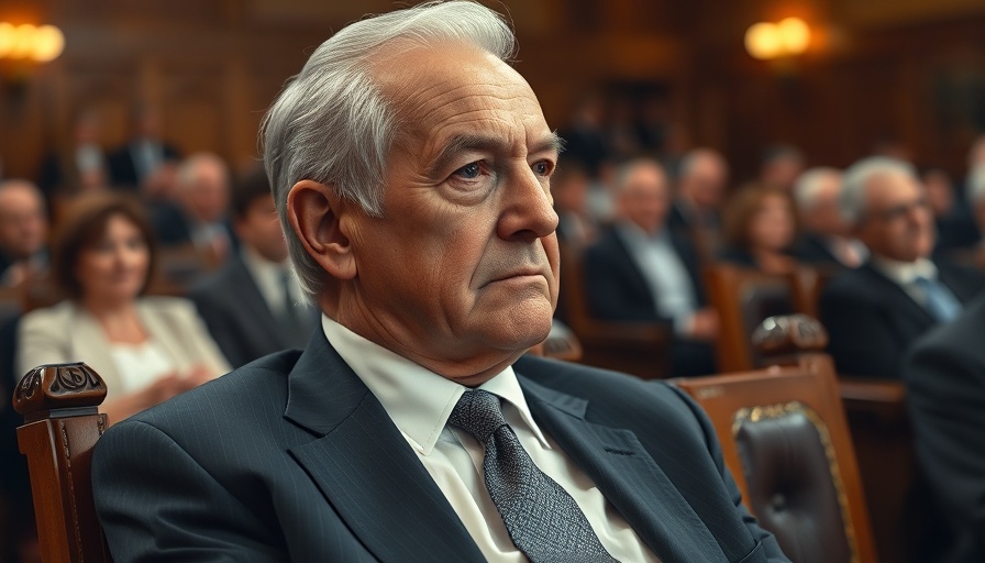 Democratic Party member in formal setting, contemplating a government shutdown.
