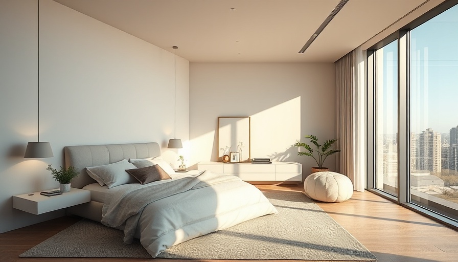 Minimalist Bedroom Design 2025 with serene ambiance and modern style.