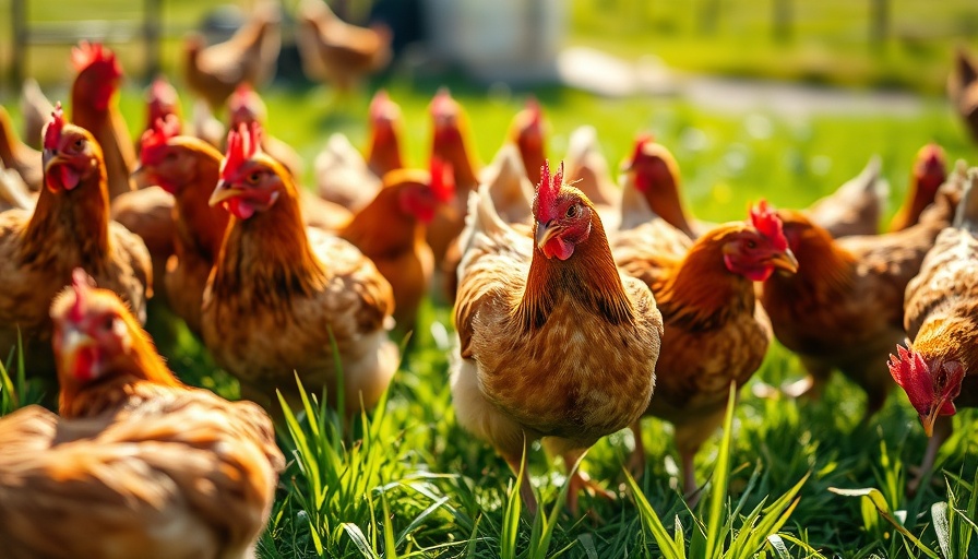 Brown hens in green pasture illustrating benefits of having chickens.