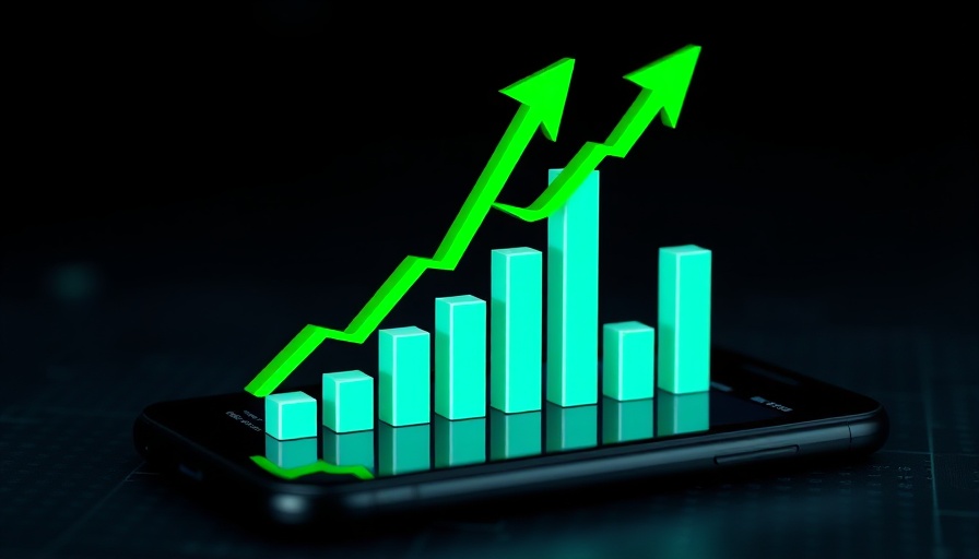 Impact of Interest Rates on Stock Market illustration with chart.