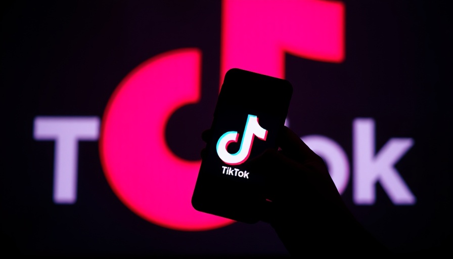 TikTok security checkup tool concept with logo and silhouette.