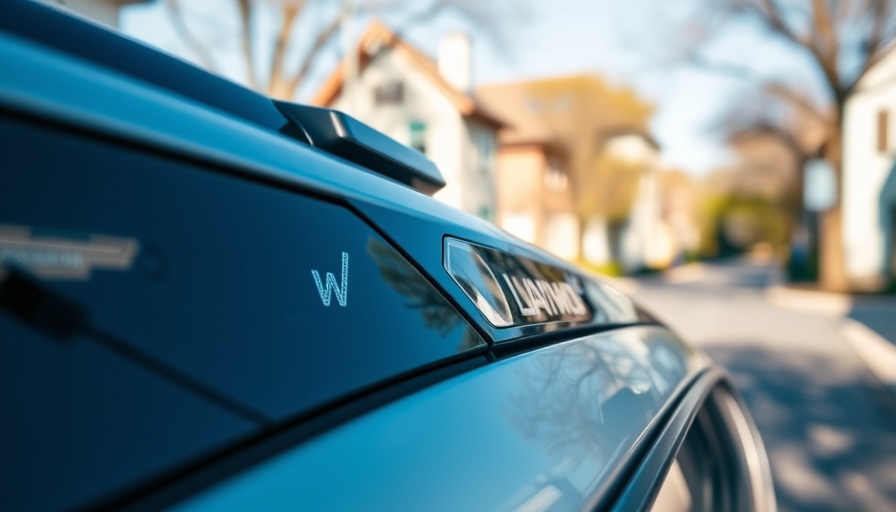 Close-up of Waymo autonomous vehicle's LIDAR system, urban street