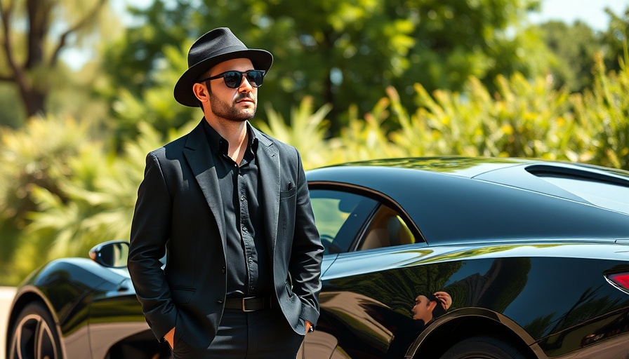Man in black suit beside car, outdoor setting, Starlink internet expansion discussion