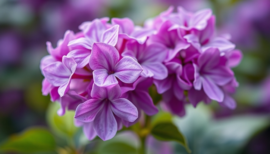 Vibrant lilac flowers blooming, how to grow lilacs, garden scene.