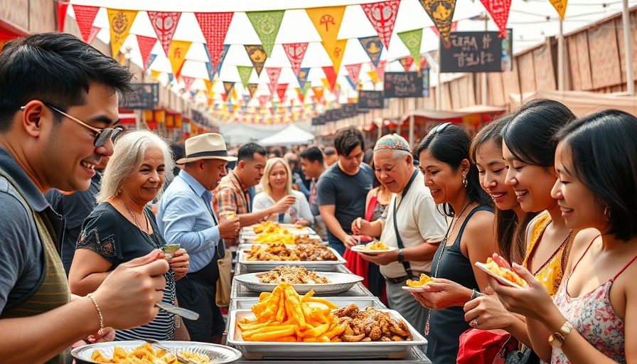 Sausalito Herring Festival bustling crowd enjoying local cuisine.