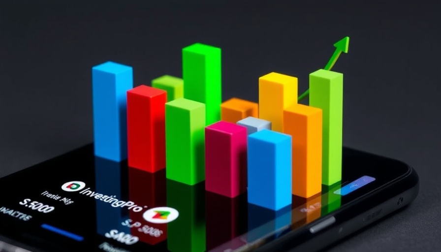 Rocket Lab CFO Stock Sale visual with bar charts on smartphone.