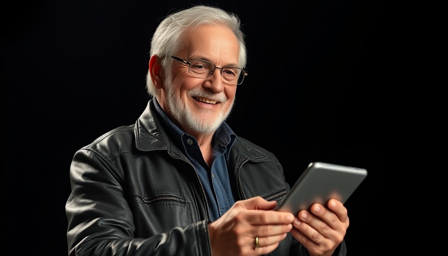 Elderly male presenting Nvidia AI technology advancements on stage.
