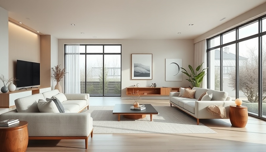 Japandi interior design showcasing elegant living rooms with minimalist decor.