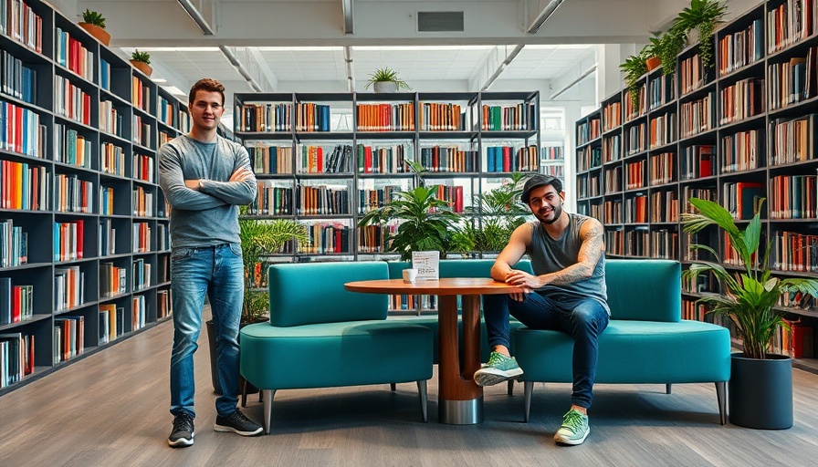 Privacy-first mobile plan office setting with two individuals in casual attire.