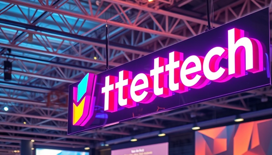 Illuminated tech signage at a vibrant event, related to business startup funding