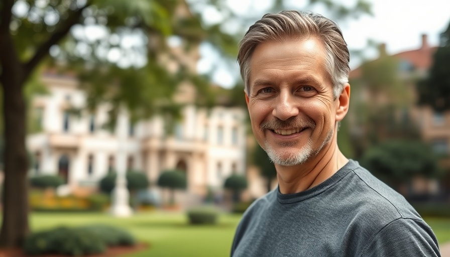 Confident man in park related to Europe cloud sovereignty