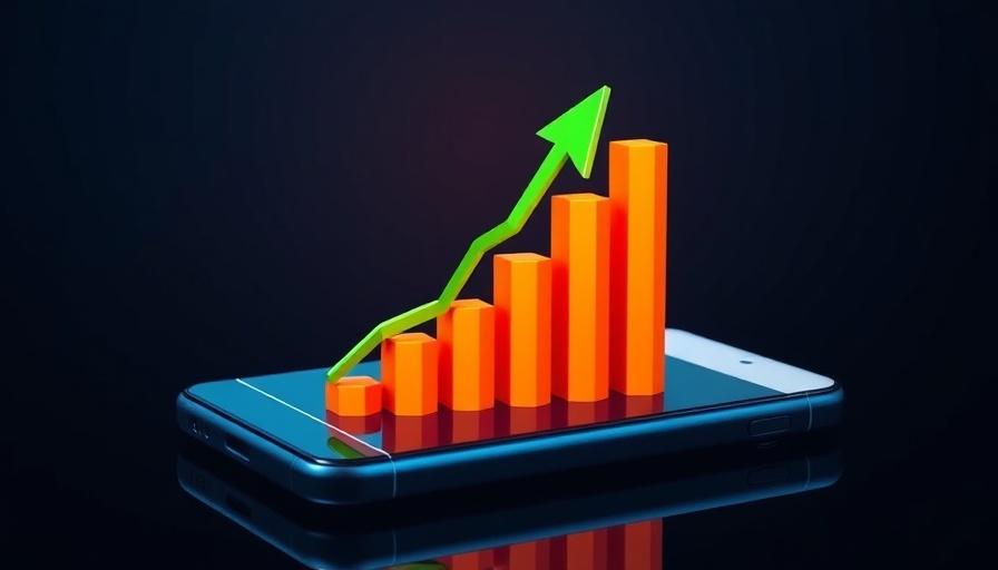 Investment diversification strategies Asia illustrated with a 3D chart on smartphone.