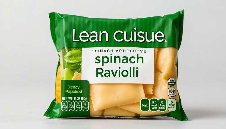 Nestle Lean Cuisine Spinach Artichoke Ravioli packaging close-up.