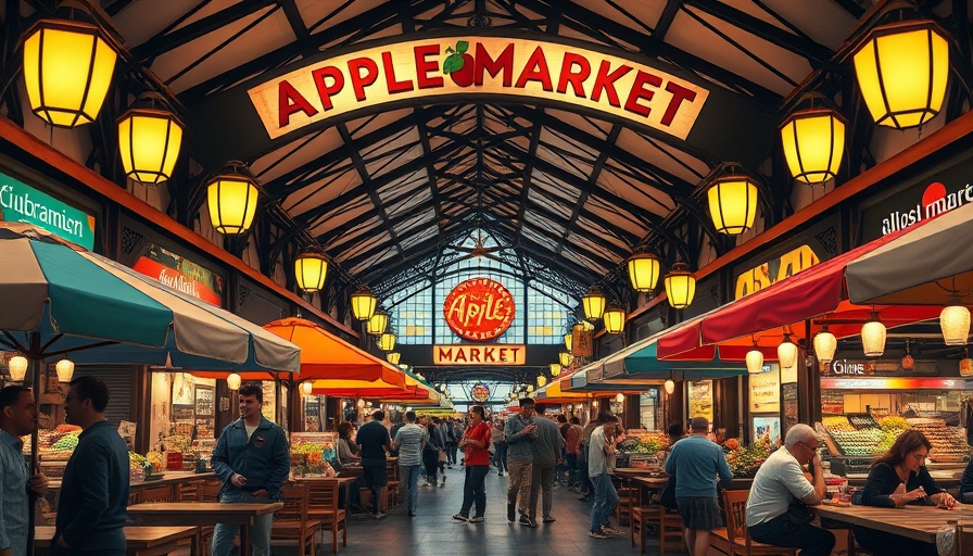 Busy market under archway, highlighting Norway’s oil fund commercial real estate investment.