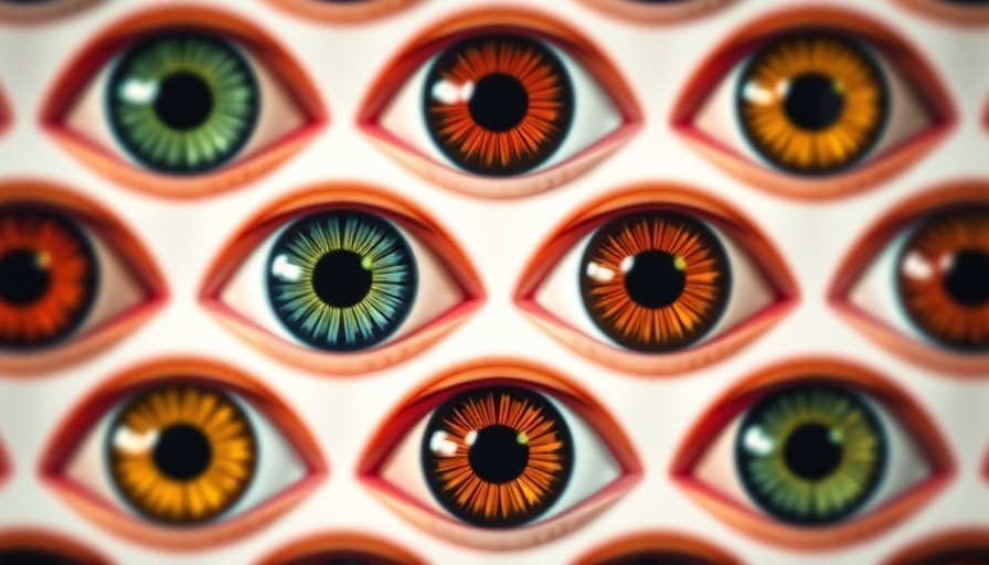 Abstract pattern depicting surveillance and privacy concerns.