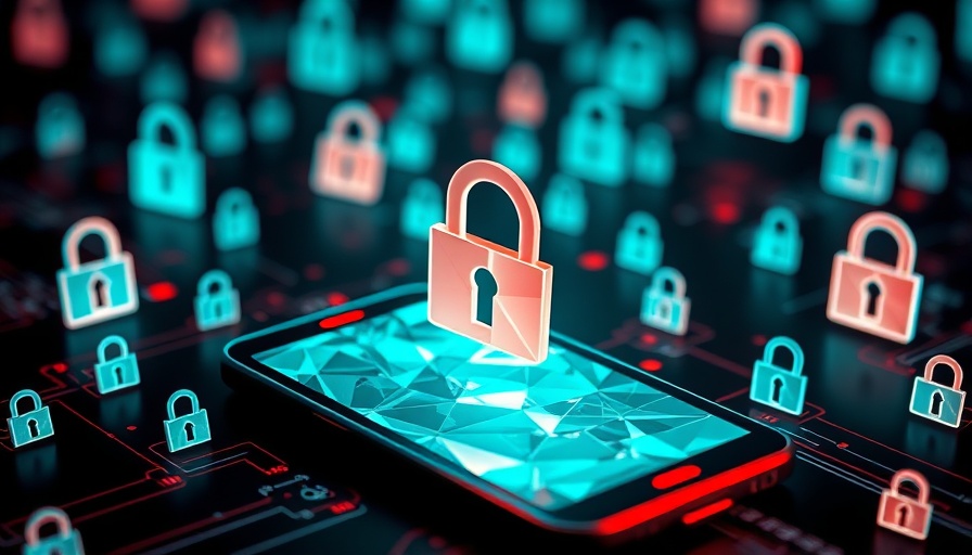 SpyX data breach illustration with mobile and locks.