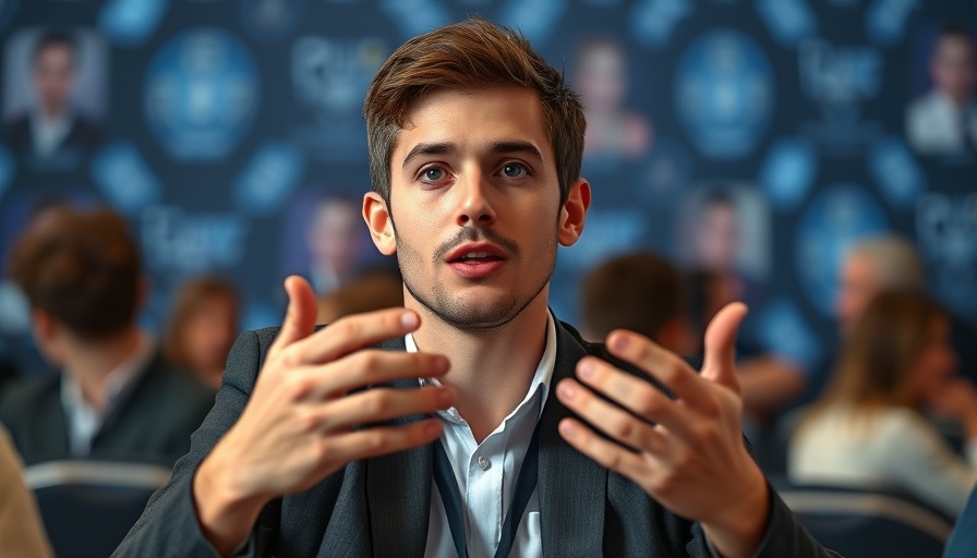 AI-powered search startup funding discussion at tech event.