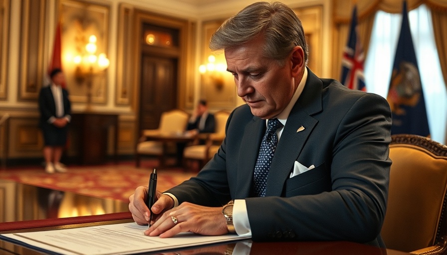 Prominent leader signing with children in ornate setting, dismantling education