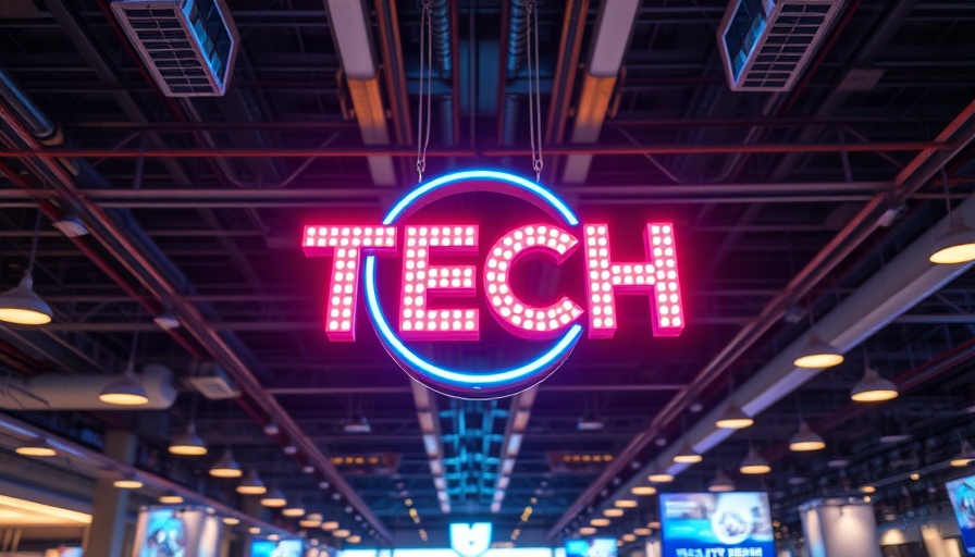 Illuminated AWS logo at tech event, showcasing startup innovation.