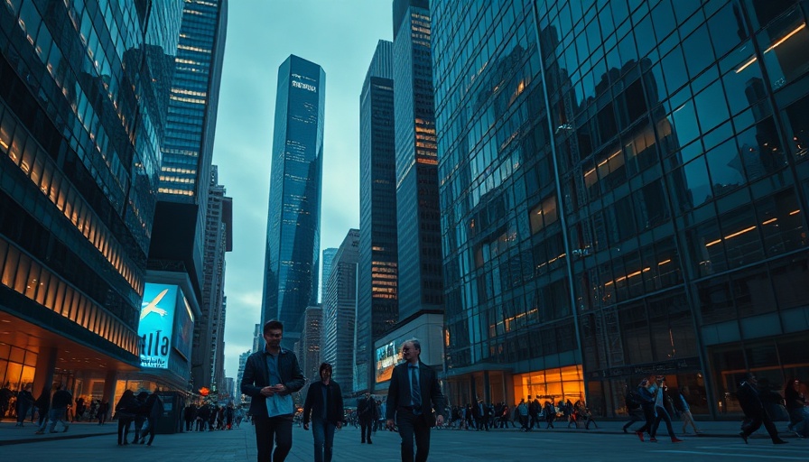 Urban evening scene illustrating Australia employment decline impact on investing.
