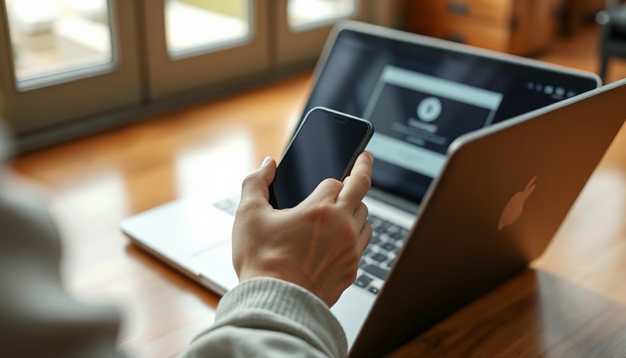 Close-up of two-factor authentication on phone and laptop, war on encryption.