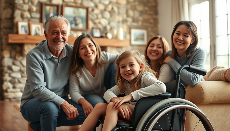 Happy family in living room, discussing health insurance rates increases.