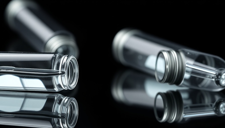 Glass vials symbolizing FDA crackdown on poppers.