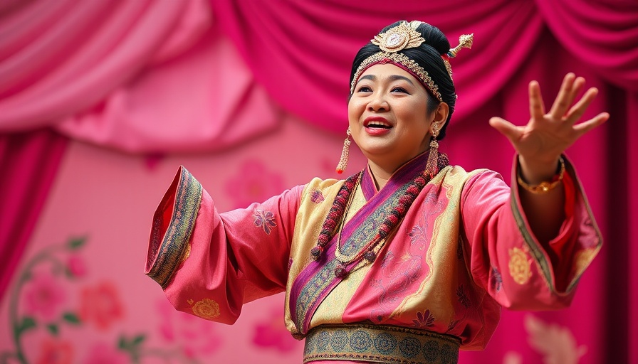 Vibrant performer in traditional attire on stage, Theater Reviews and Previews.