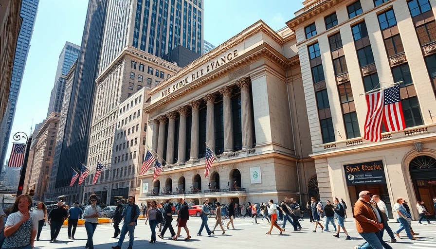 Street scene highlighting passive investing strategy at New York Stock Exchange.