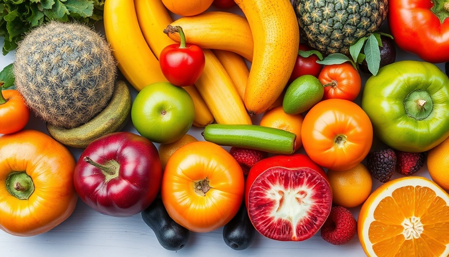 Healthy carbohydrates for weight management with colorful fruits.