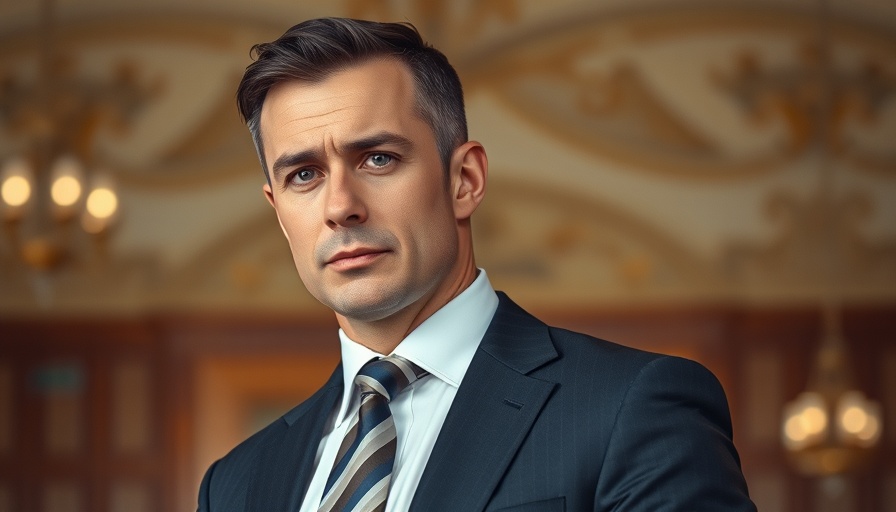 Confident man in a suit related to Pentagon investigation into Elon Musk