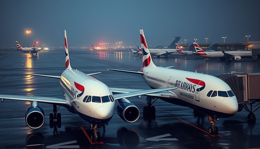 Heathrow Airport operational with British Airways planes after blackout.