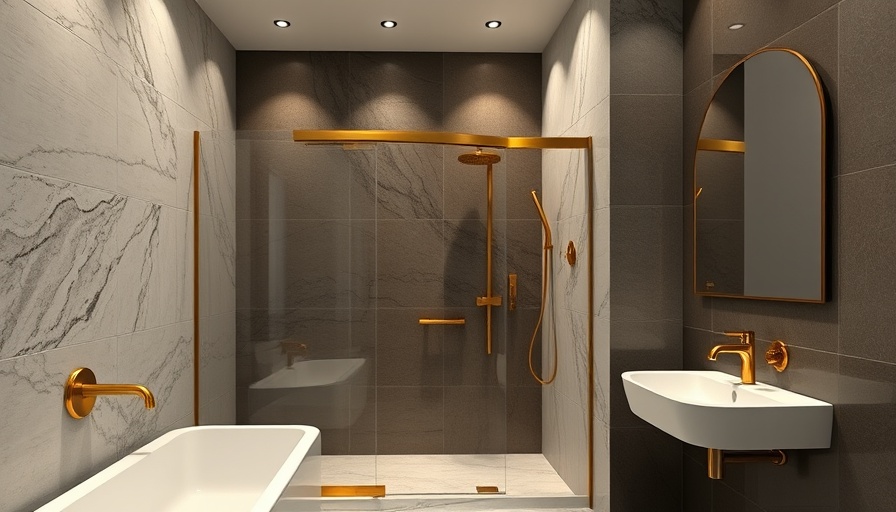 Elegant modern bathroom showcasing 2025 wall tile designs