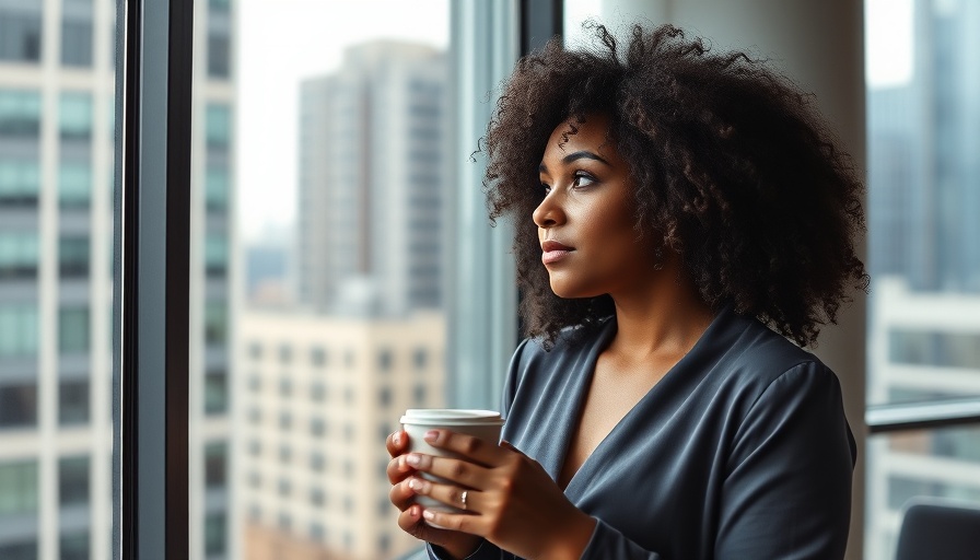 Thoughtful woman in office highlighting DEI initiatives impact on business success.