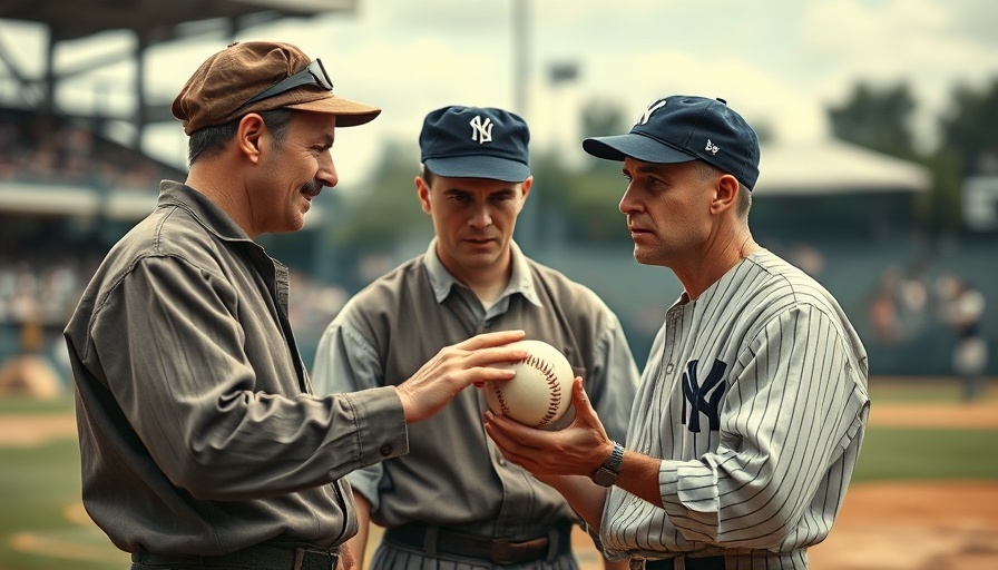 Bay Area Vintage Base Ball League players discussing the game.