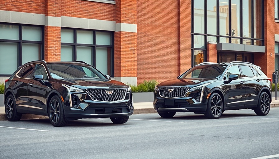 Cadillac Optiq EV Escalade IQ in urban setting