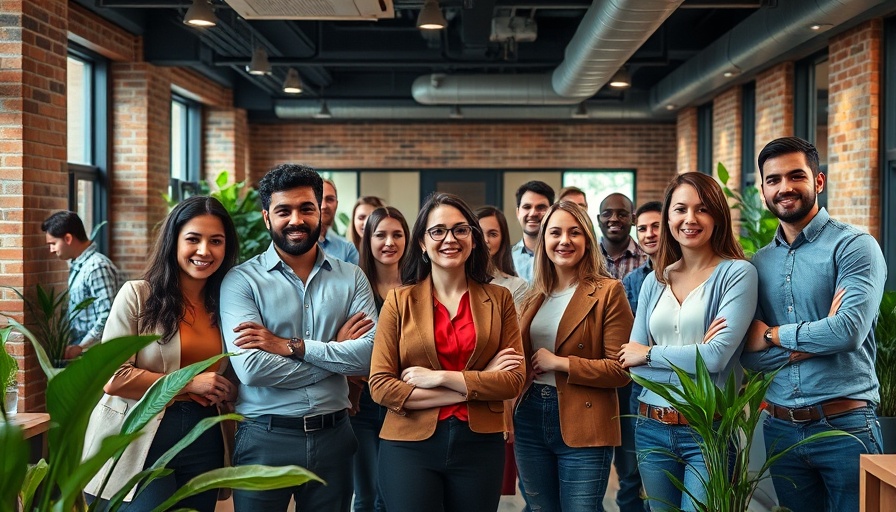 Young professionals facing startup challenges in modern office.