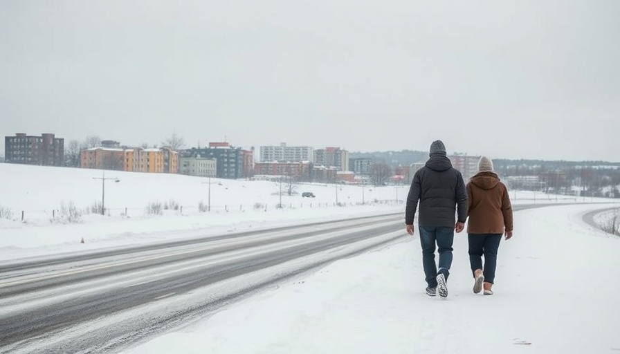 Snowy landscape during possible Trump Greenland visit.