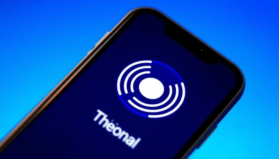 Signal app logo on smartphone, blue background.