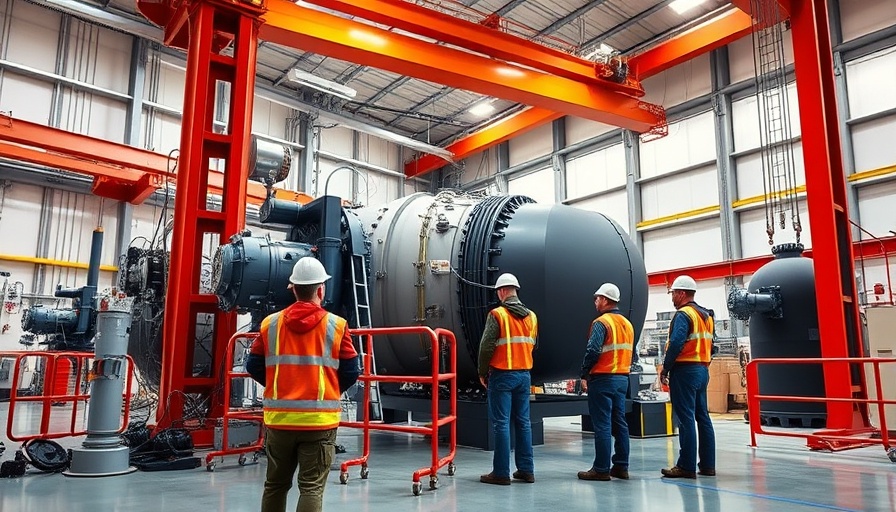 Engineers installing equipment at Commonwealth Fusion Systems lab.