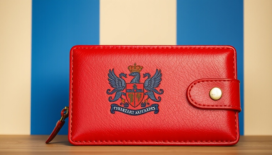 British-themed wallet symbolizing rising debt in Britain.